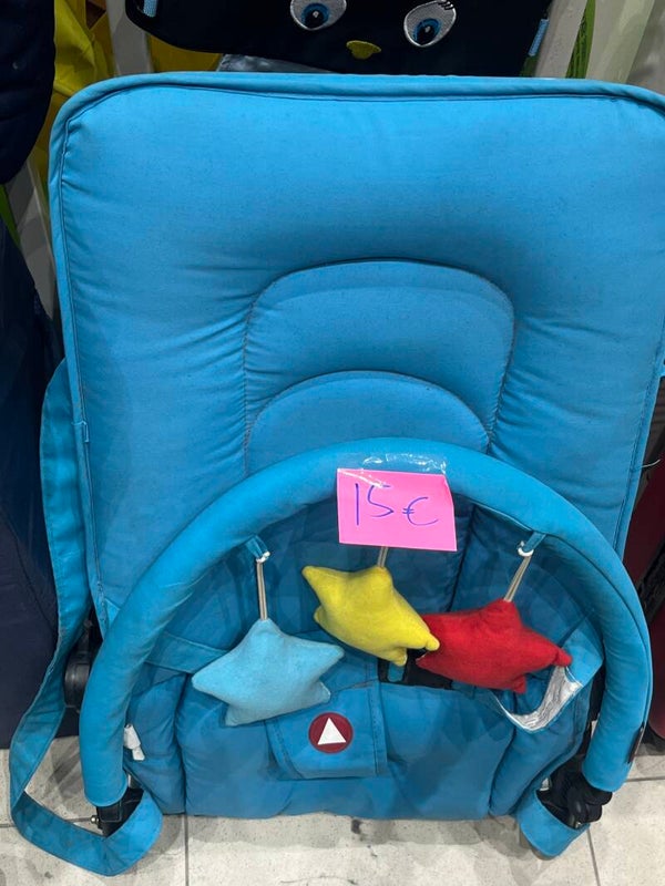 Blue Baby Bouncer with Toy Arch - Babies