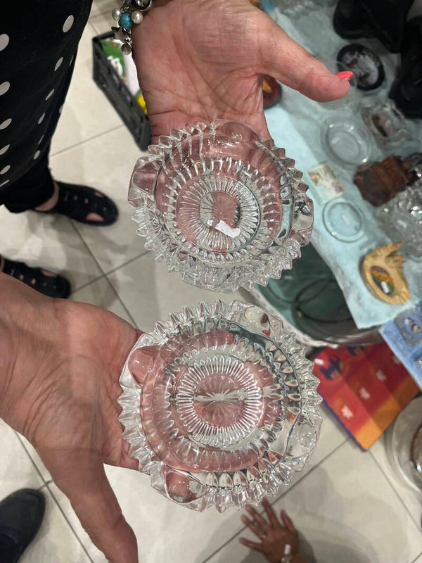 Beautiful Crystal Glass Ashtray - €3 Each - Supplies