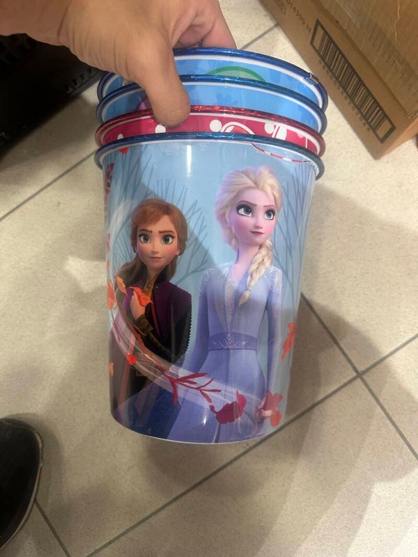 Cartoon Characters Garbage Bins - New - Stationery