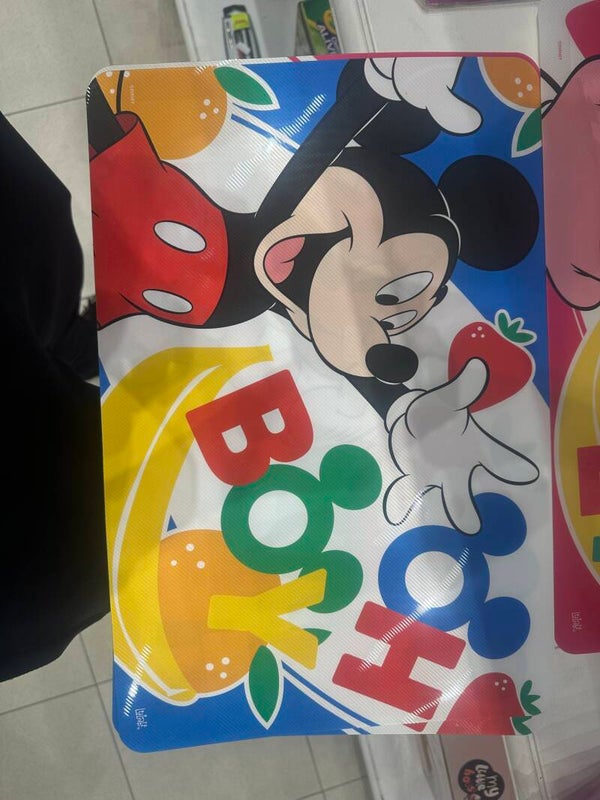 Mickey Mouse Feeding Mats - €3 Each - Supplies*