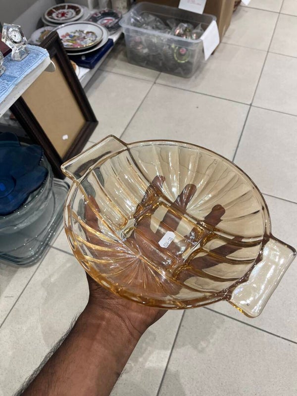 Vintage Glass Dish - Supplies ***