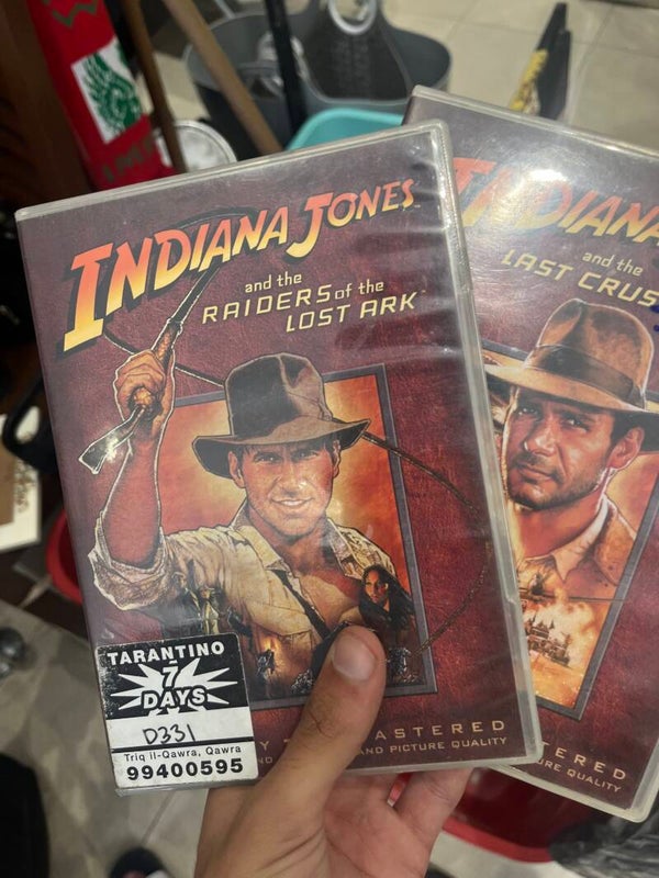 Indiana jones movies - €1 each - Movies*