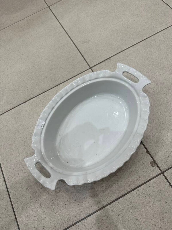 Ceramic Oval Serving Dish - Supplies