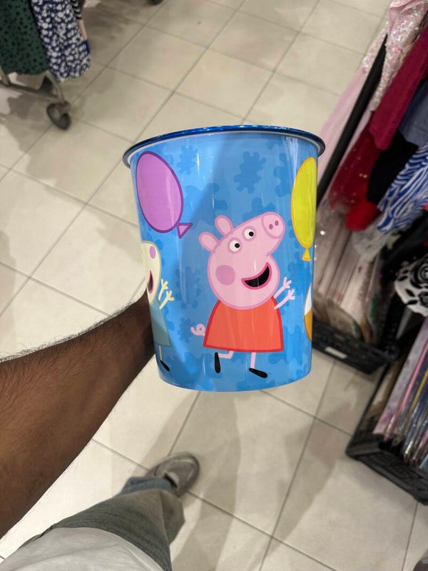 Pepa Pig Waste Bucket - stationary ***