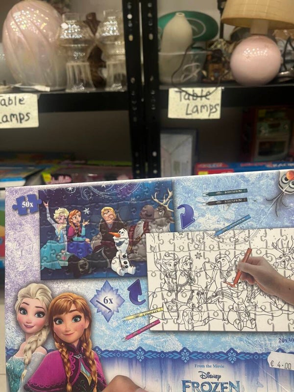 Disney Frozen Colouring Puzzle - Games*