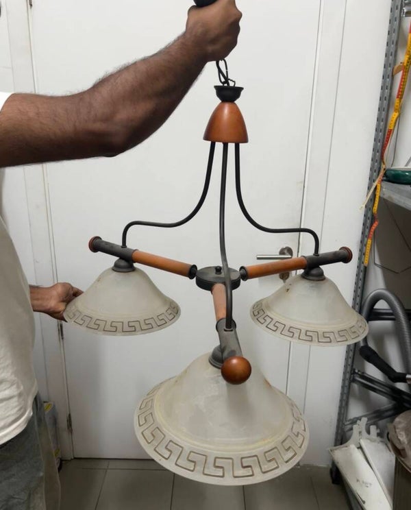 Vintage Hanging Light - Supplies **