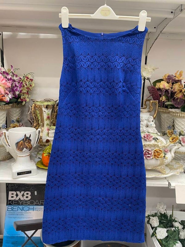 Women Sleeveless Navy Dress - Size M