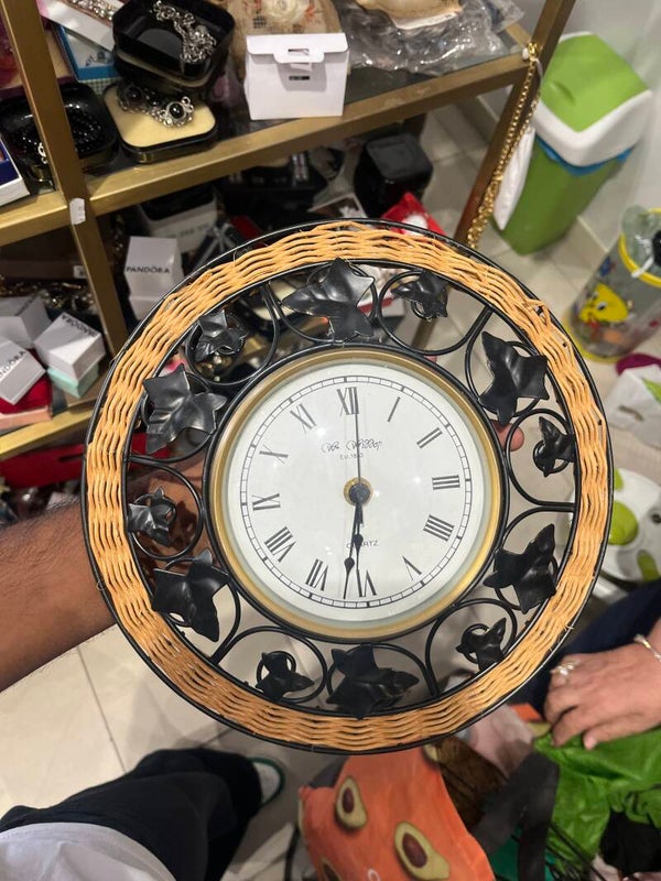 Floral Wall clock - Decor*