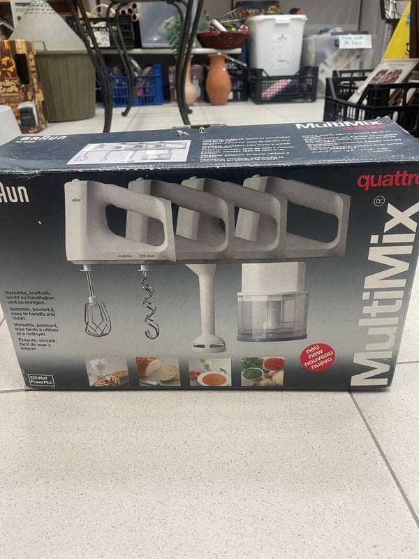 Braun MultiMix M880 4-in-1 Mixer - Electric