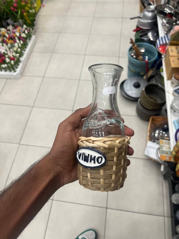 Small Glass Wine Bottle - Supplies