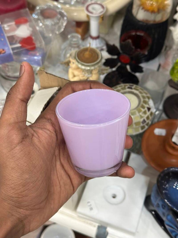 Purple Candle Holder - Candles