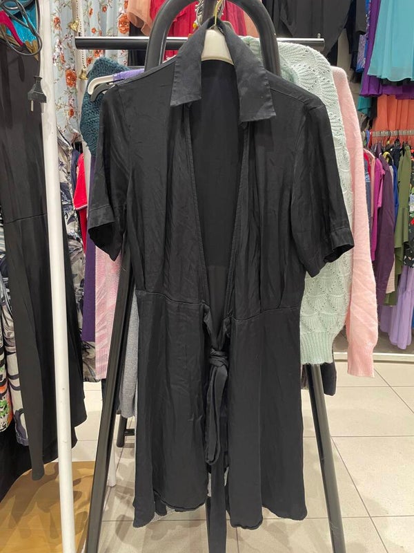 Women Dressing Gawn - Black - Size XS