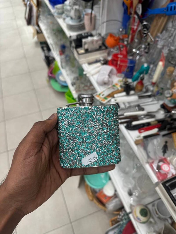 Rhinestone Hip Flask - Supplies