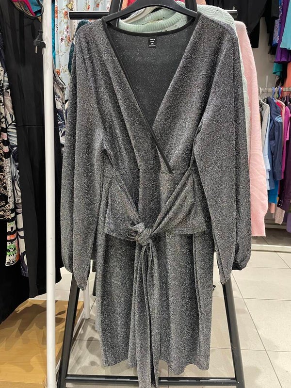 Women Dressing Gawn - Silver - Size 2XL