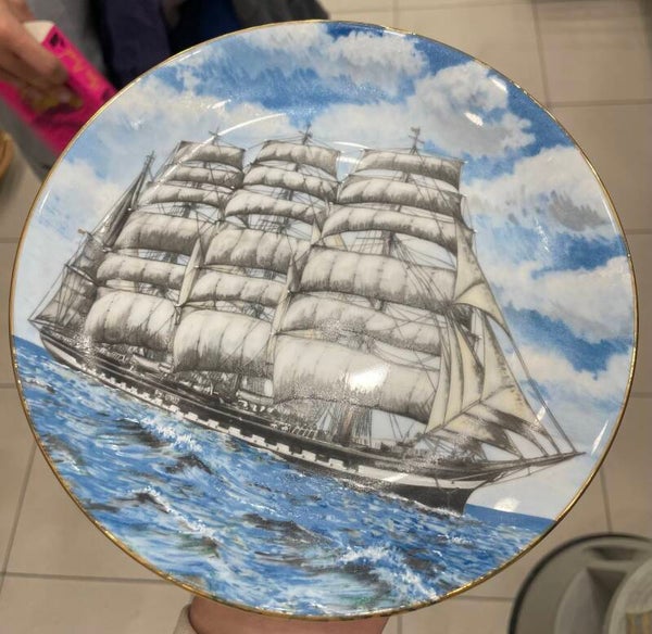 Plate with Ships - Decor