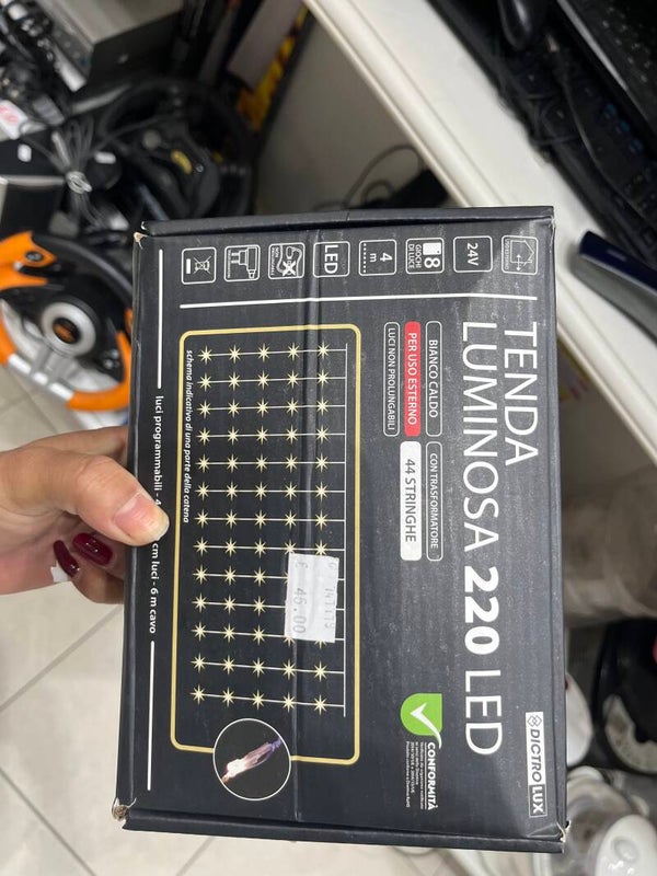 Tenda Luminosa 220 Led -Decor ****