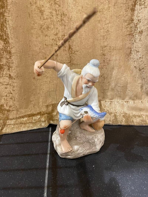 Chinese Fisherman Figure - Collectibles
