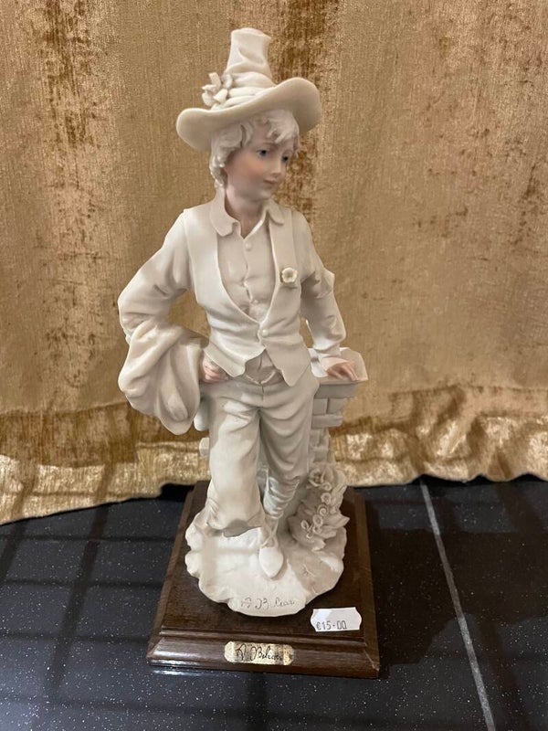 Porcelain Boy Figure - Collectibles