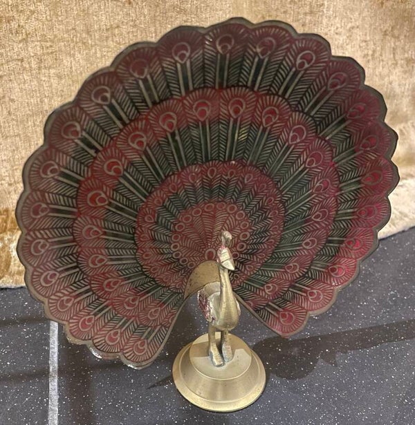 Brass Peacock Statue - Brass