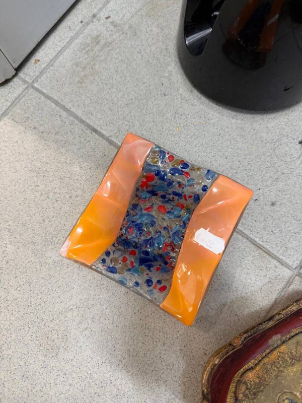 Mdina Glass Ashtray - Decor