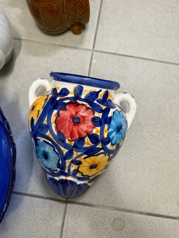 Ceramic Jug Shaped Wall Pot - Decor