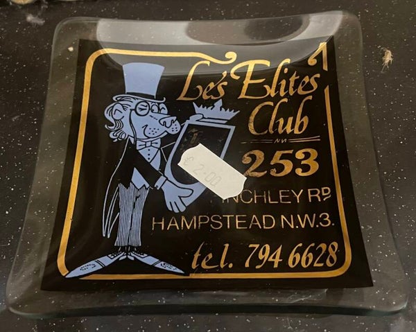 Vintage Glass Ashtray - Collectibles