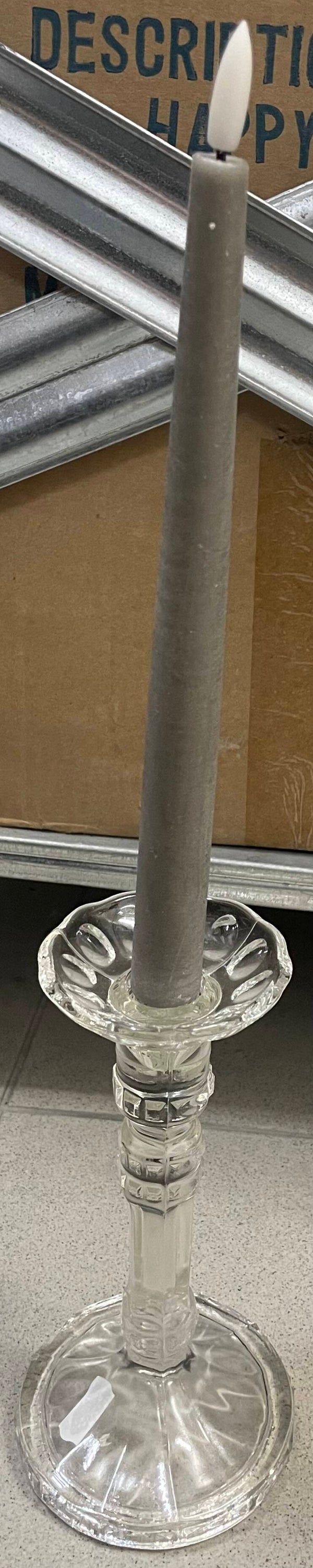 Glass Candle Holder - Candles