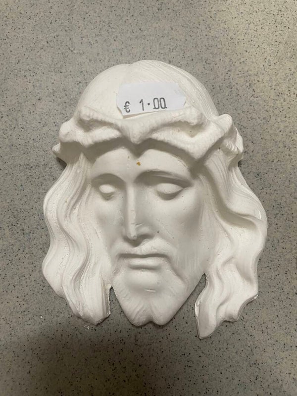 Jesus Christ Gypsum Plate - Religious