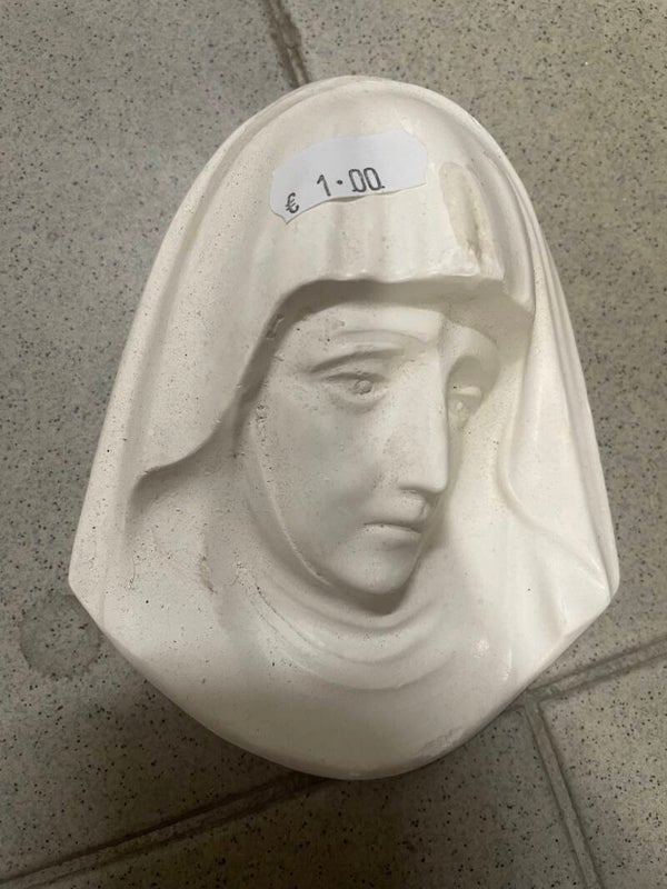The Holy Mother Gypsum Plate - Religious