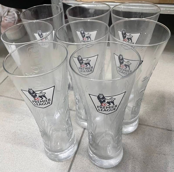 Premier League Glasses - €2 Each - Collectibles