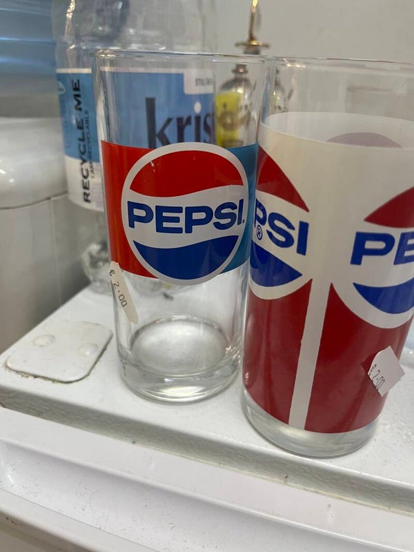 Pepsi Cola Glasses - €2 Each - Glasses*