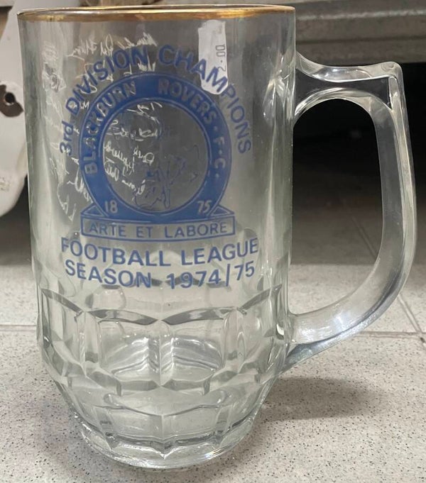 Vintage Glass Beer Mug - Supplies