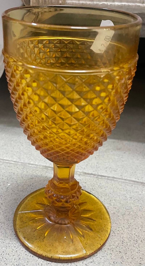 Amber Water Goblet - Supplies