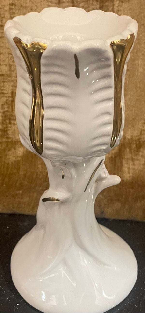 Ceramic Rose Candle Holder - Candles