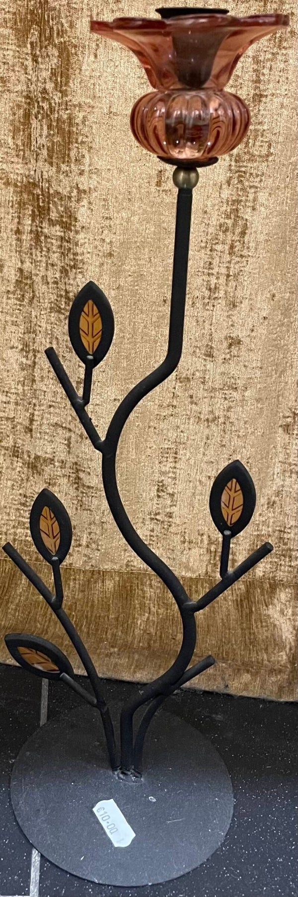 Iron Candle Holder - Candles