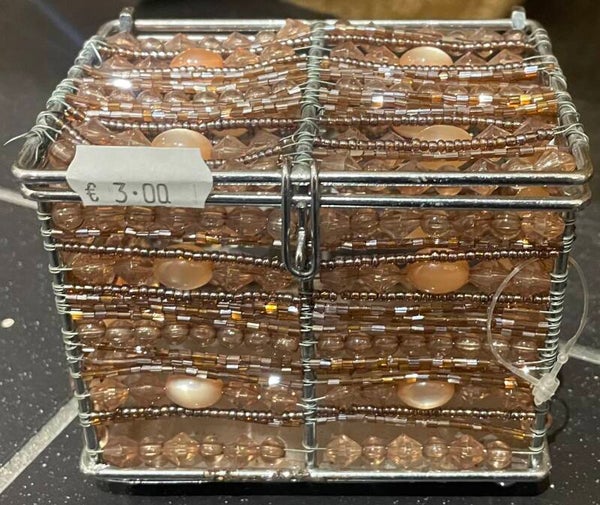 Beaded Trinket Box - Decor