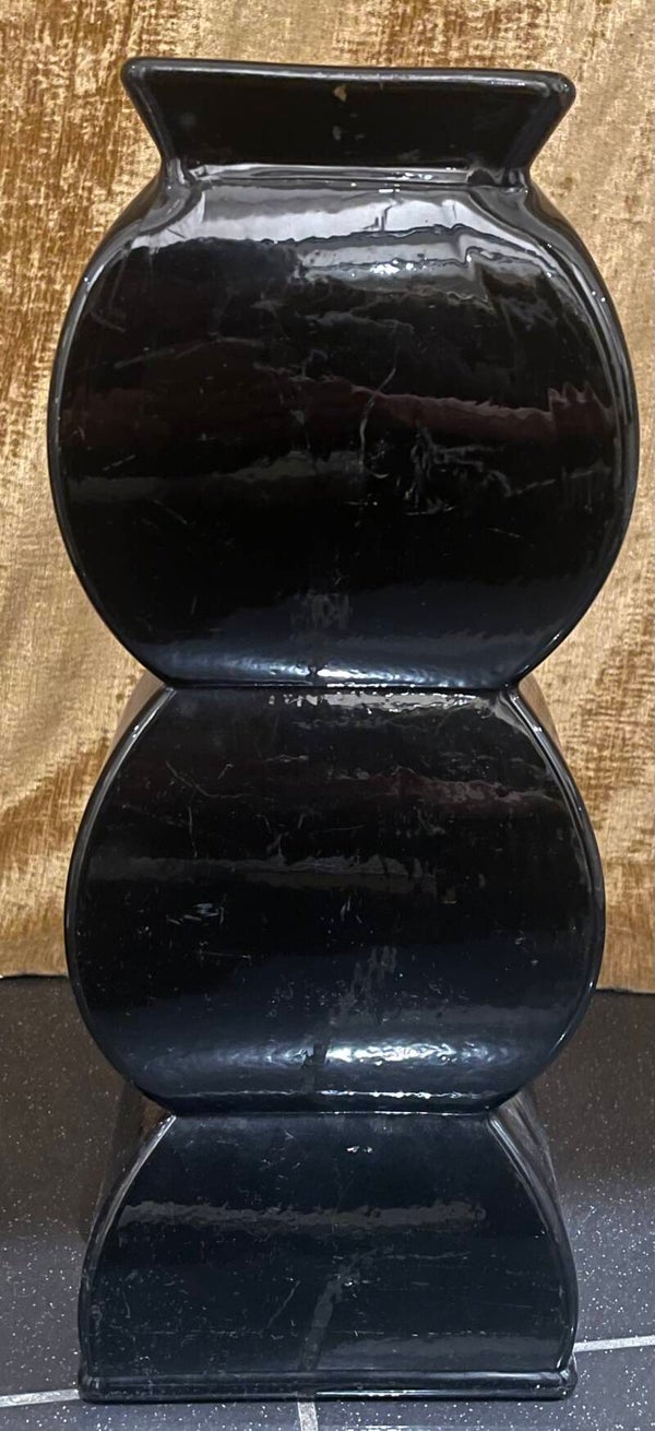 Ceramic Black Vase - Decor