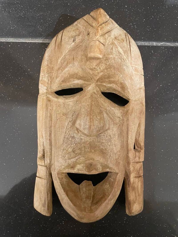 Traditional African Carved Face - Decor