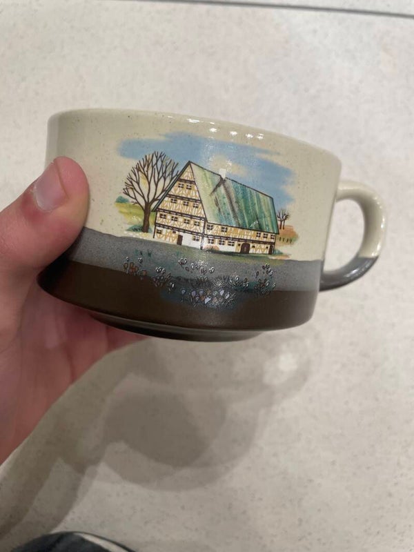 Vintage Ceramic Mug - Decor