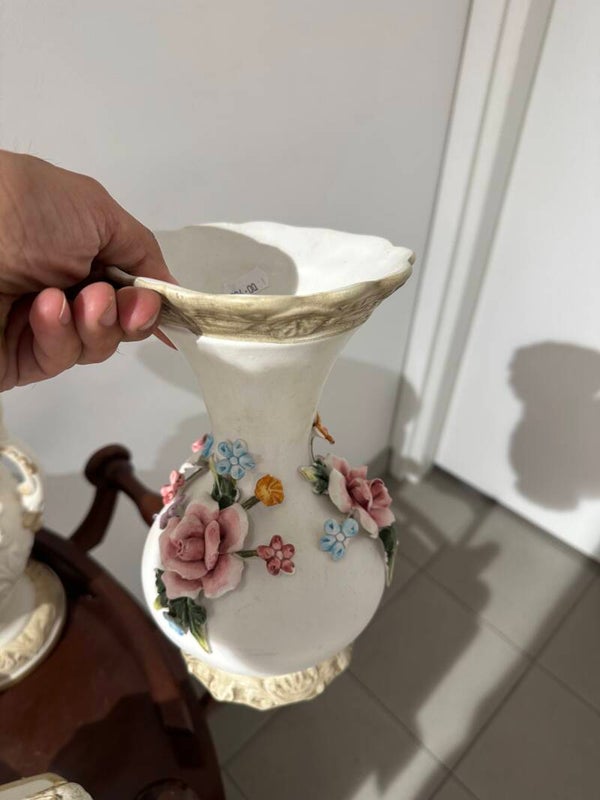 Capodimonte Tall Neck Vase - Decor**