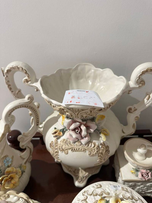 Capodimonte Two Handled Vase - Decor*