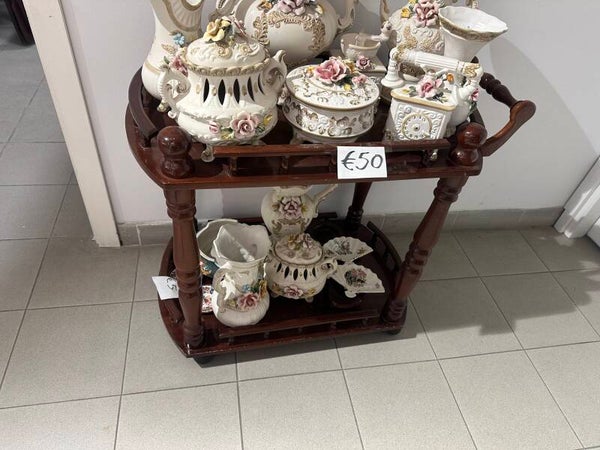 Trolley In Mahagony - Furniture*