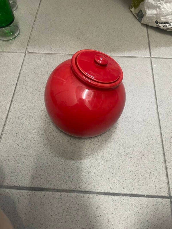 Red Cookie Jar - Supplies