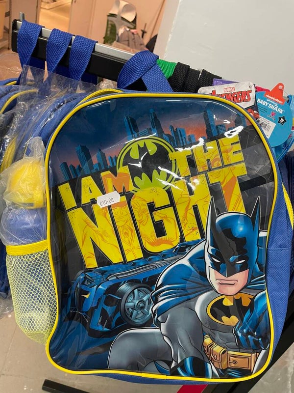 Batman Backpack With Bottle - Bags