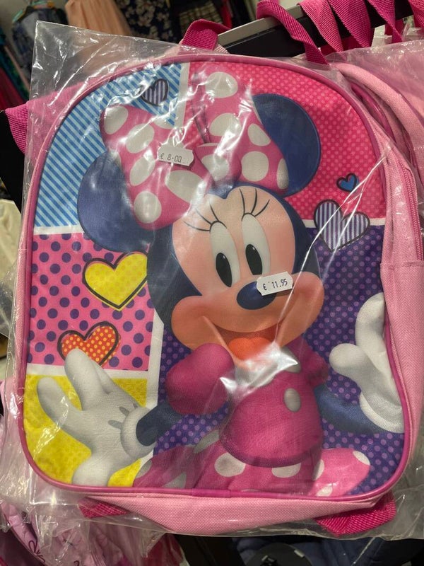 Pink Minnie Mouse Backpack - Bags