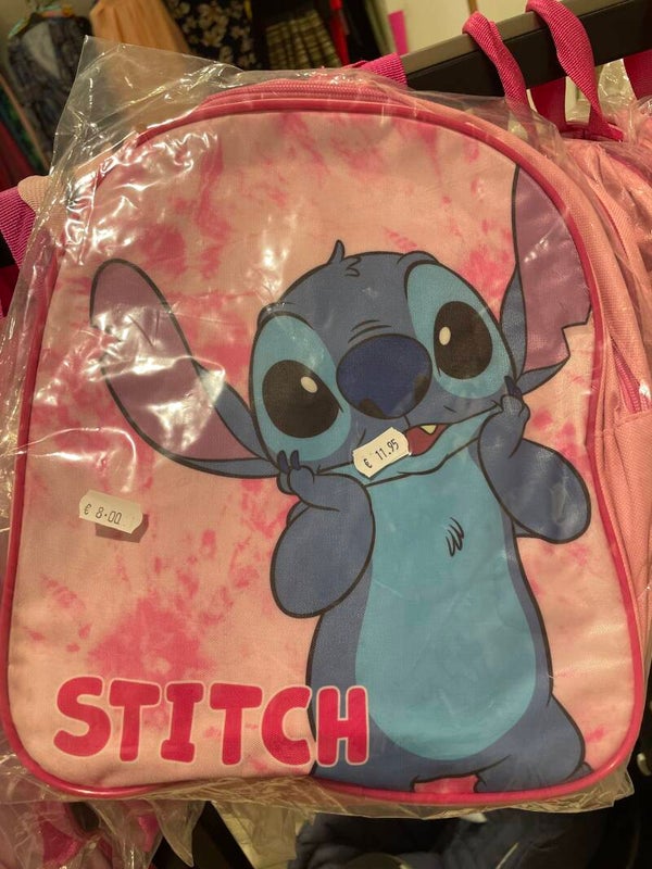 Stitch Pink Backpack - Bags