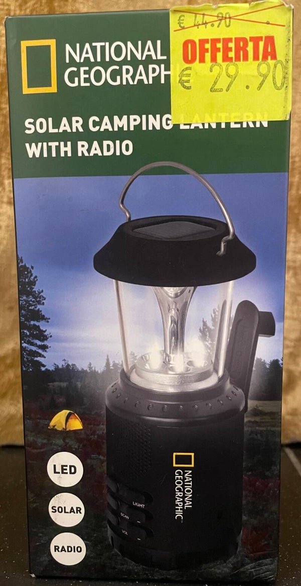 National Geographic LED Solar Lamp - Electric