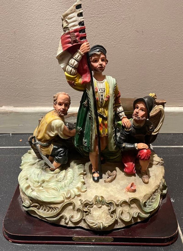 Decorative Christopher Columbus Statue - Figurines*