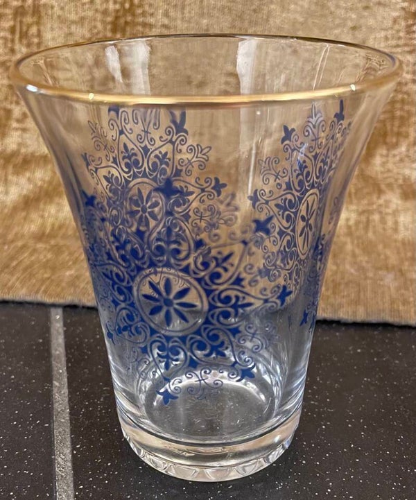 Vintage Blue Glass - Decor*