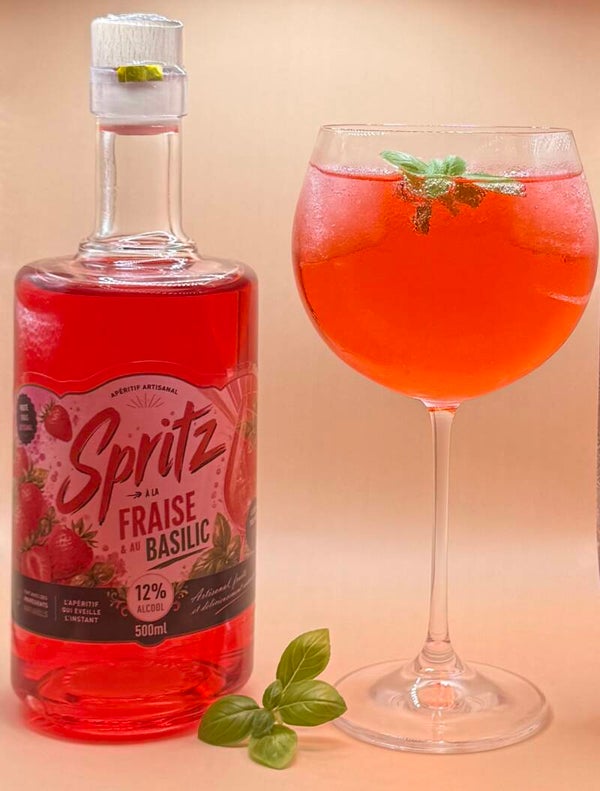 Spritz Fraise basilic